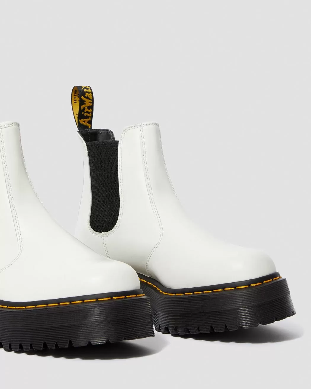 Dr Martens - 2976 Quad White Smooth Leather