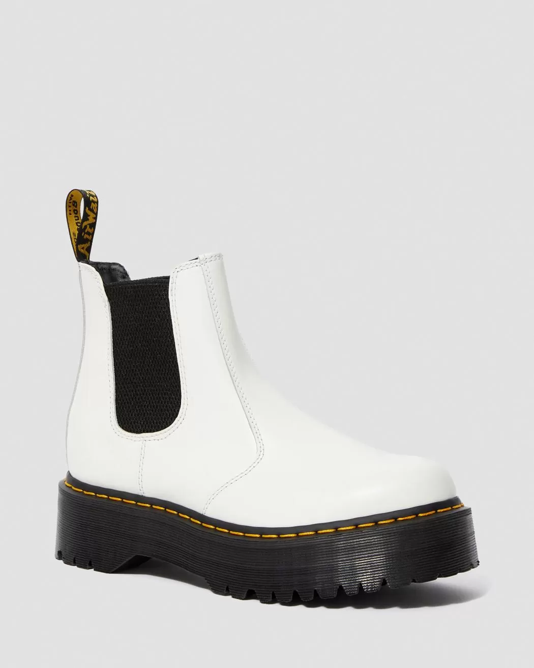 Dr Martens - 2976 Quad White Smooth Leather