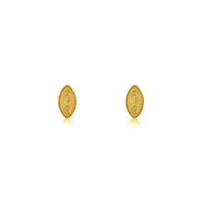 EDNA GOLD STUD EARRINGS FILIGREE