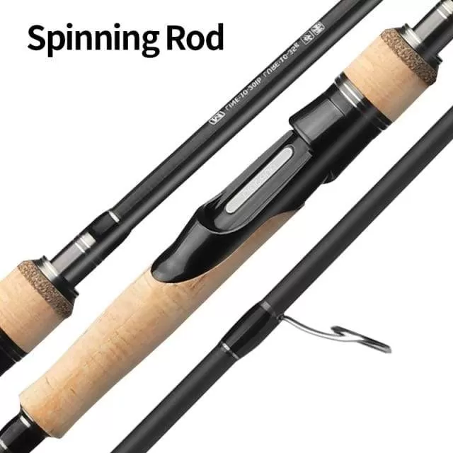 Fishing Rod 1.68m 1.8m 2.1m 2.4m 2.7m 2/3 Section Casting Spinning Rod Lure 5-40g Travel Rod Baitcasting Gift Rod Cover