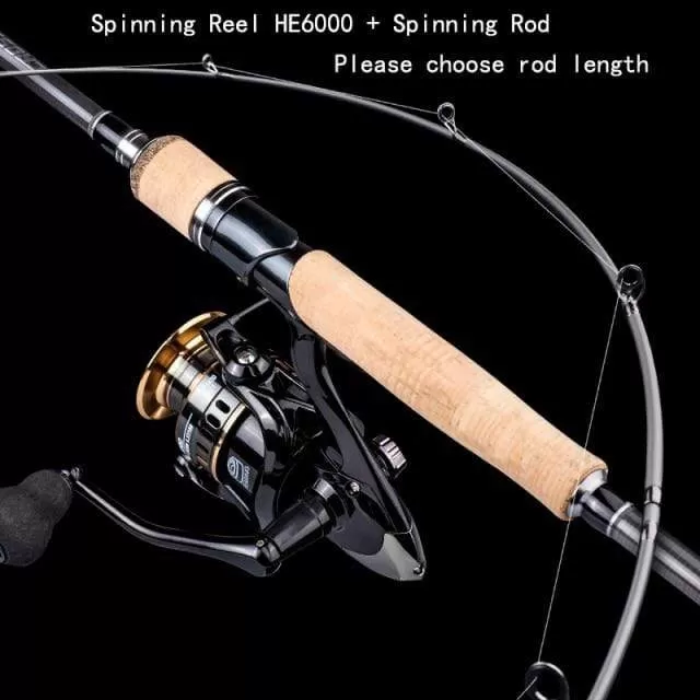 Fishing Rod 1.68m 1.8m 2.1m 2.4m 2.7m 2/3 Section Casting Spinning Rod Lure 5-40g Travel Rod Baitcasting Gift Rod Cover