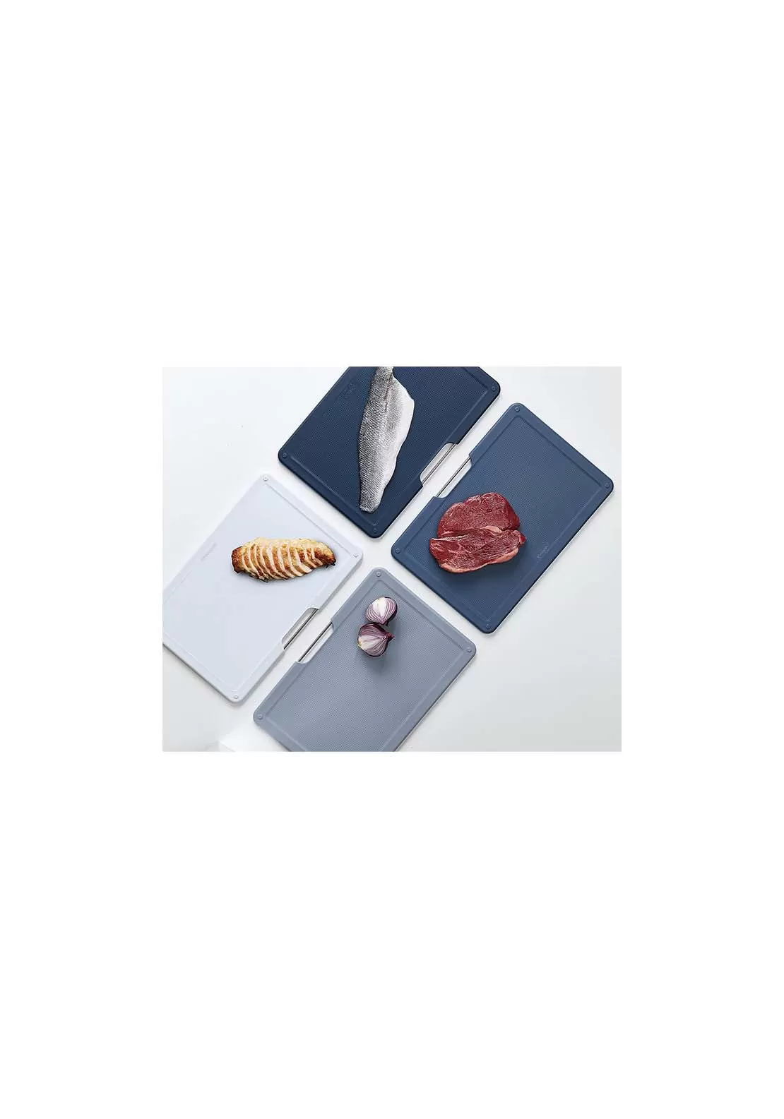 Folio 4 Piece Chopping Board Set Reg | 60186JJ - Grey