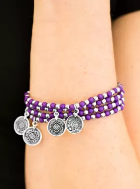 Globetrotter Purple Bracelets