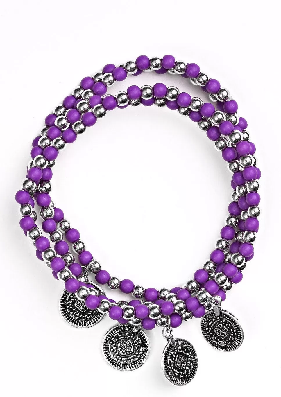 Globetrotter Purple Bracelets