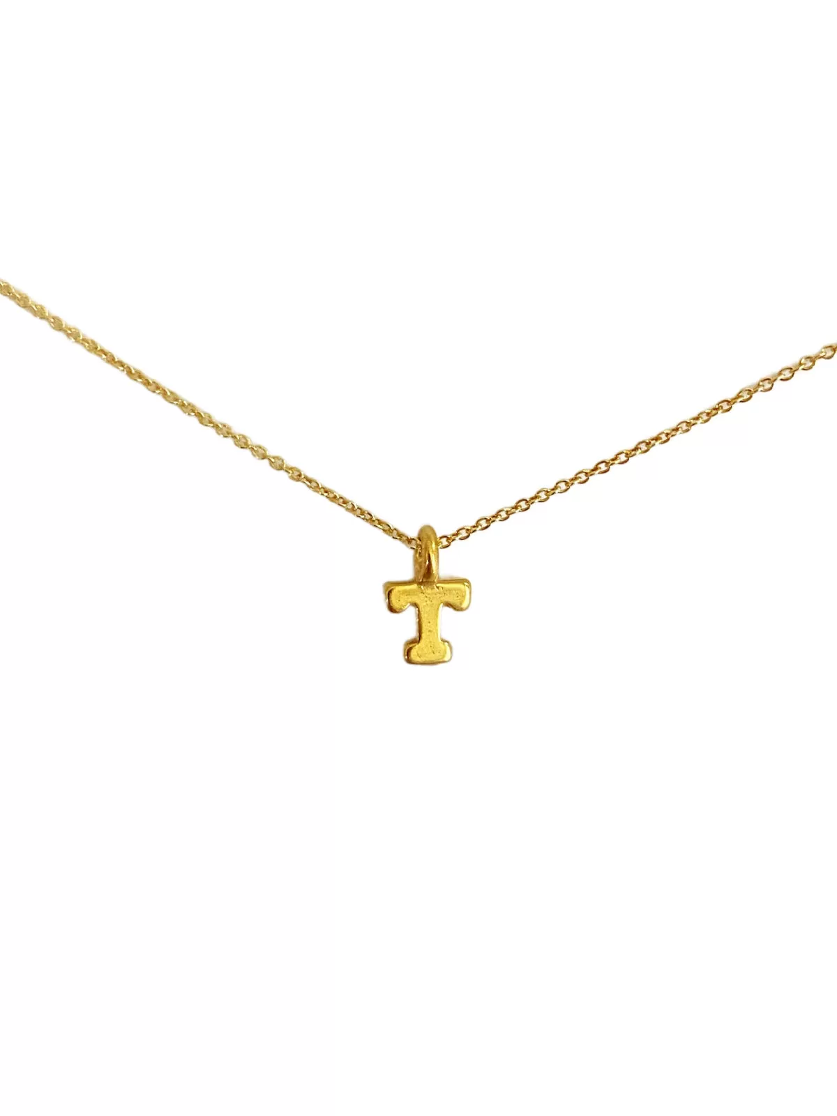 Gold Vermeil Initial Necklace