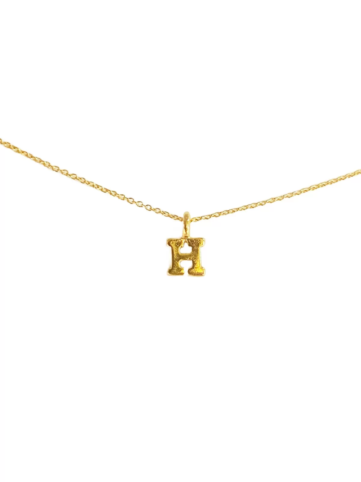 Gold Vermeil Initial Necklace