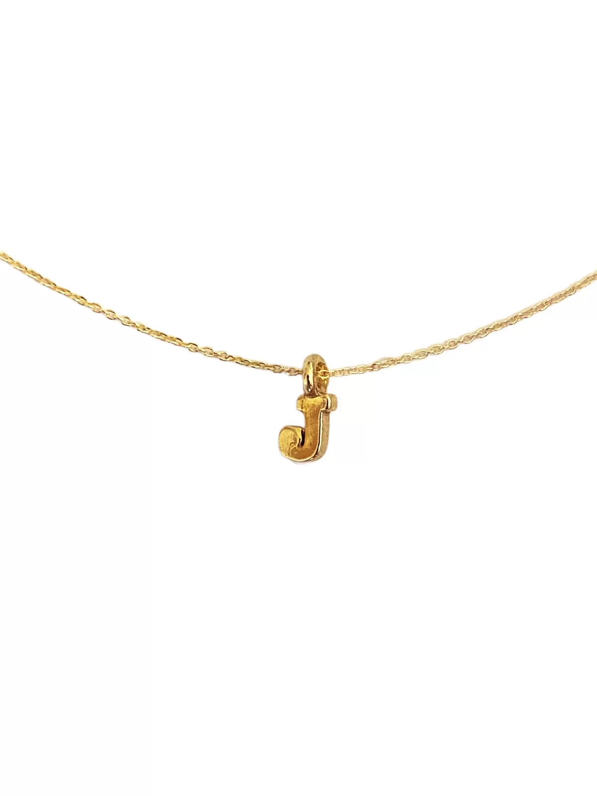 Gold Vermeil Initial Necklace