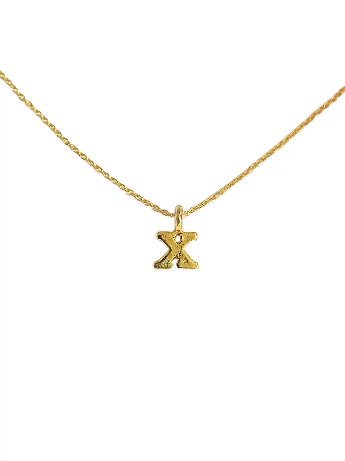 Gold Vermeil Initial Necklace