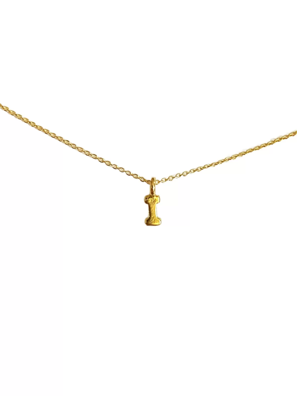 Gold Vermeil Initial Necklace