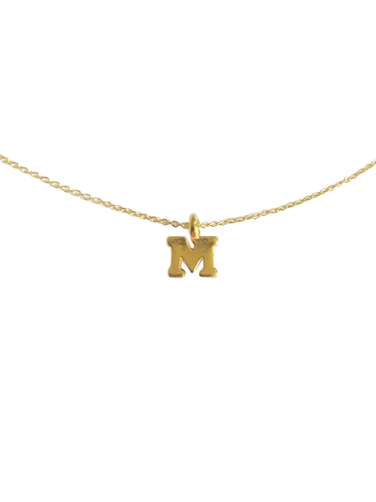 Gold Vermeil Initial Necklace