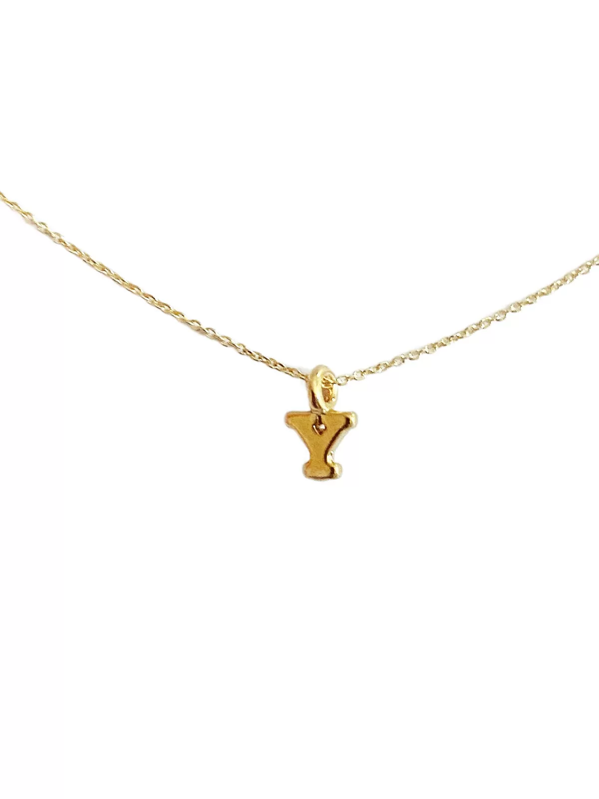 Gold Vermeil Initial Necklace