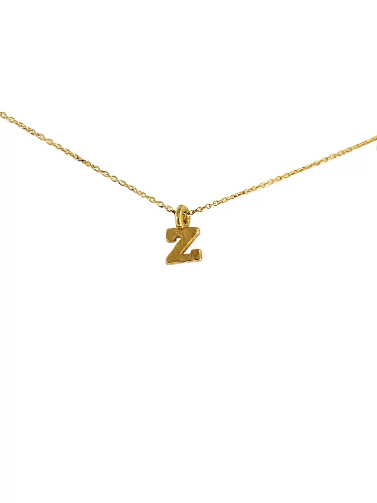 Gold Vermeil Initial Necklace