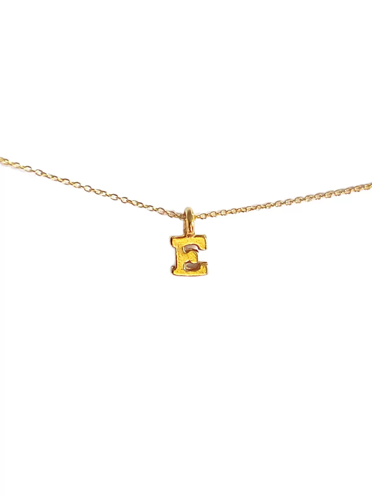 Gold Vermeil Initial Necklace