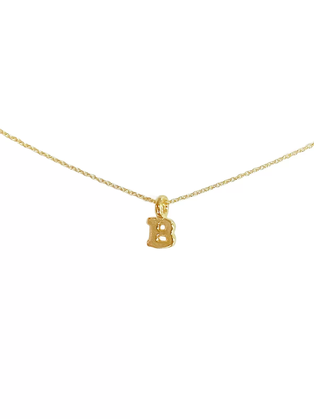 Gold Vermeil Initial Necklace