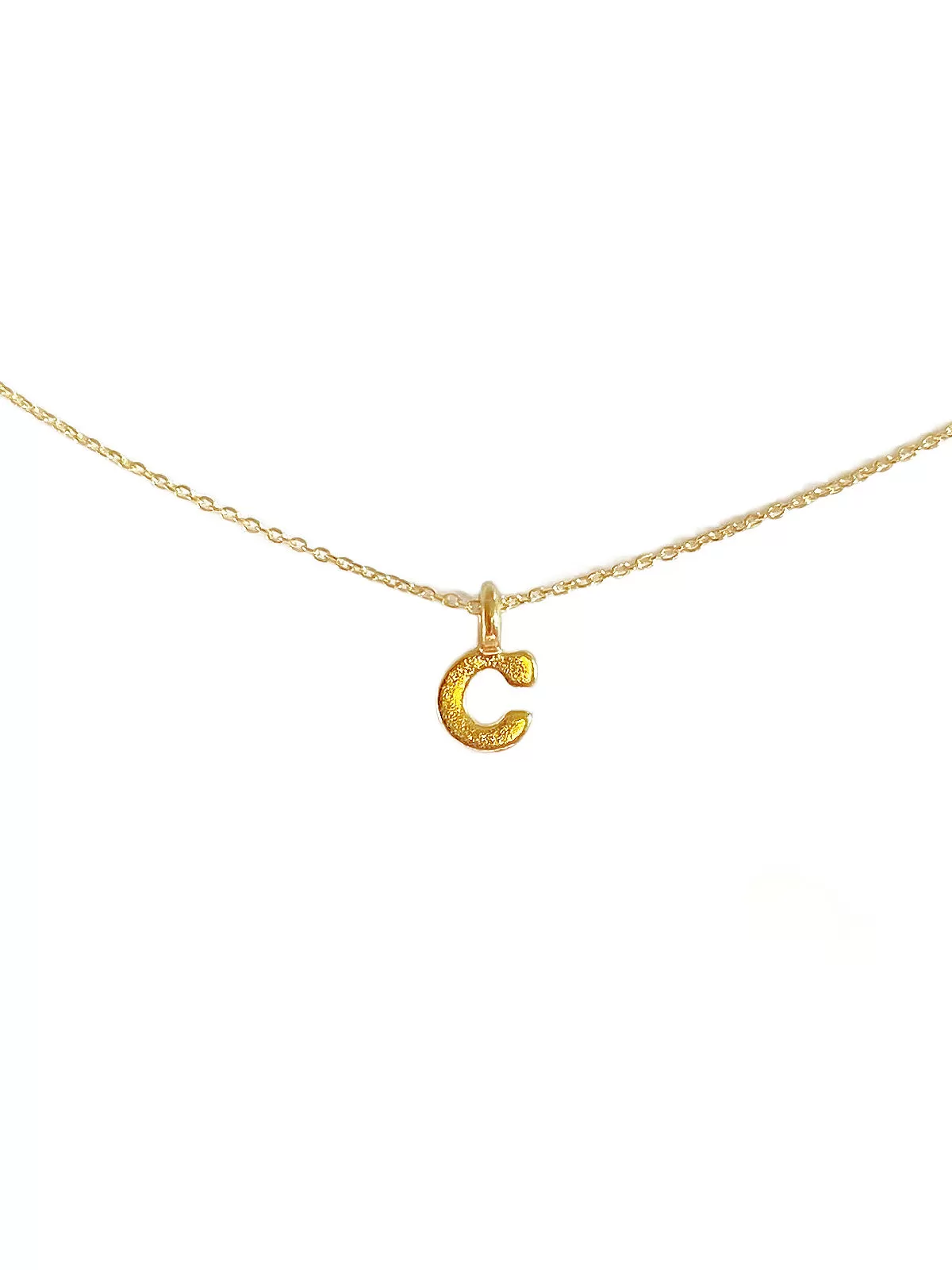 Gold Vermeil Initial Necklace