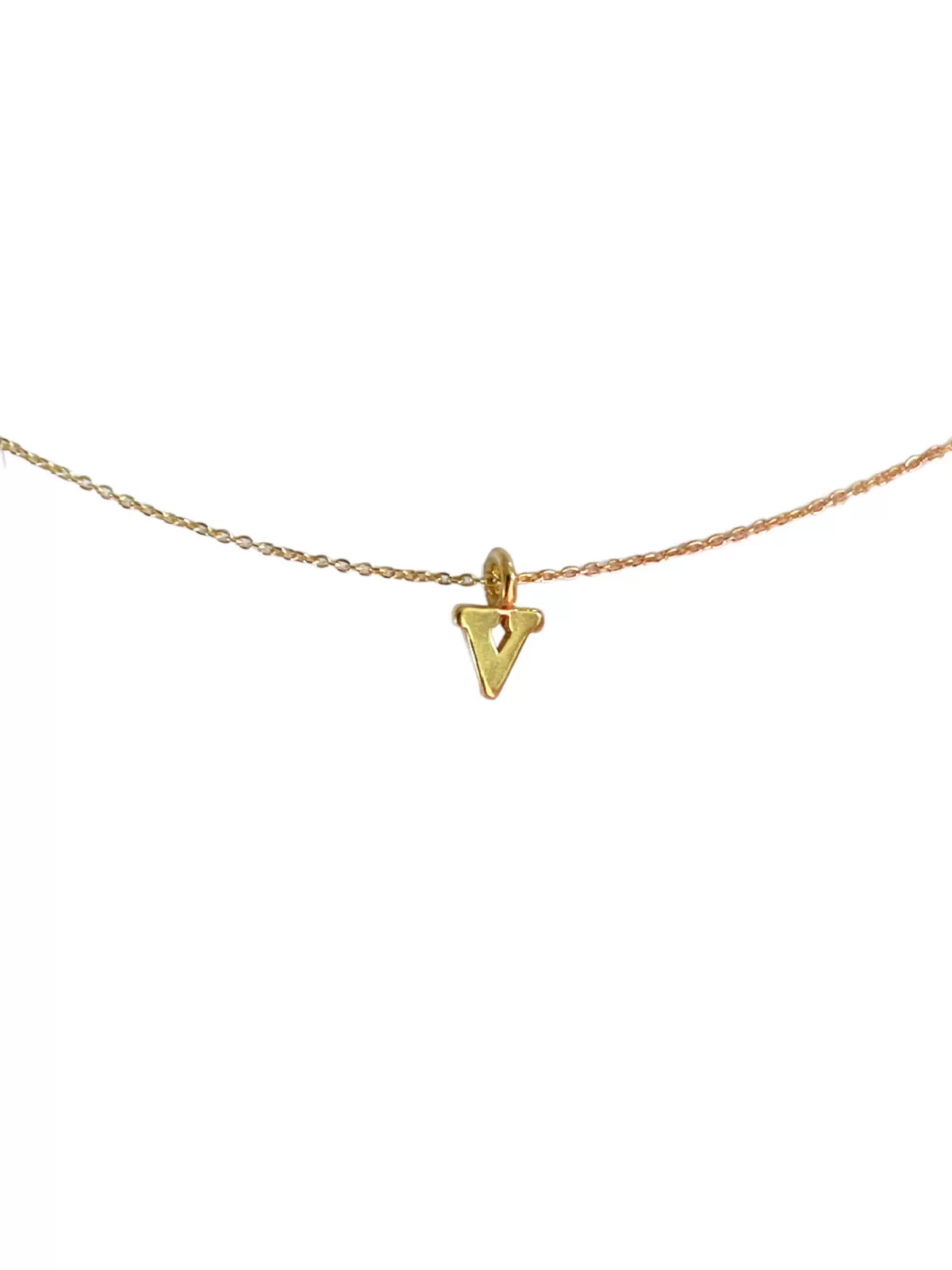 Gold Vermeil Initial Necklace