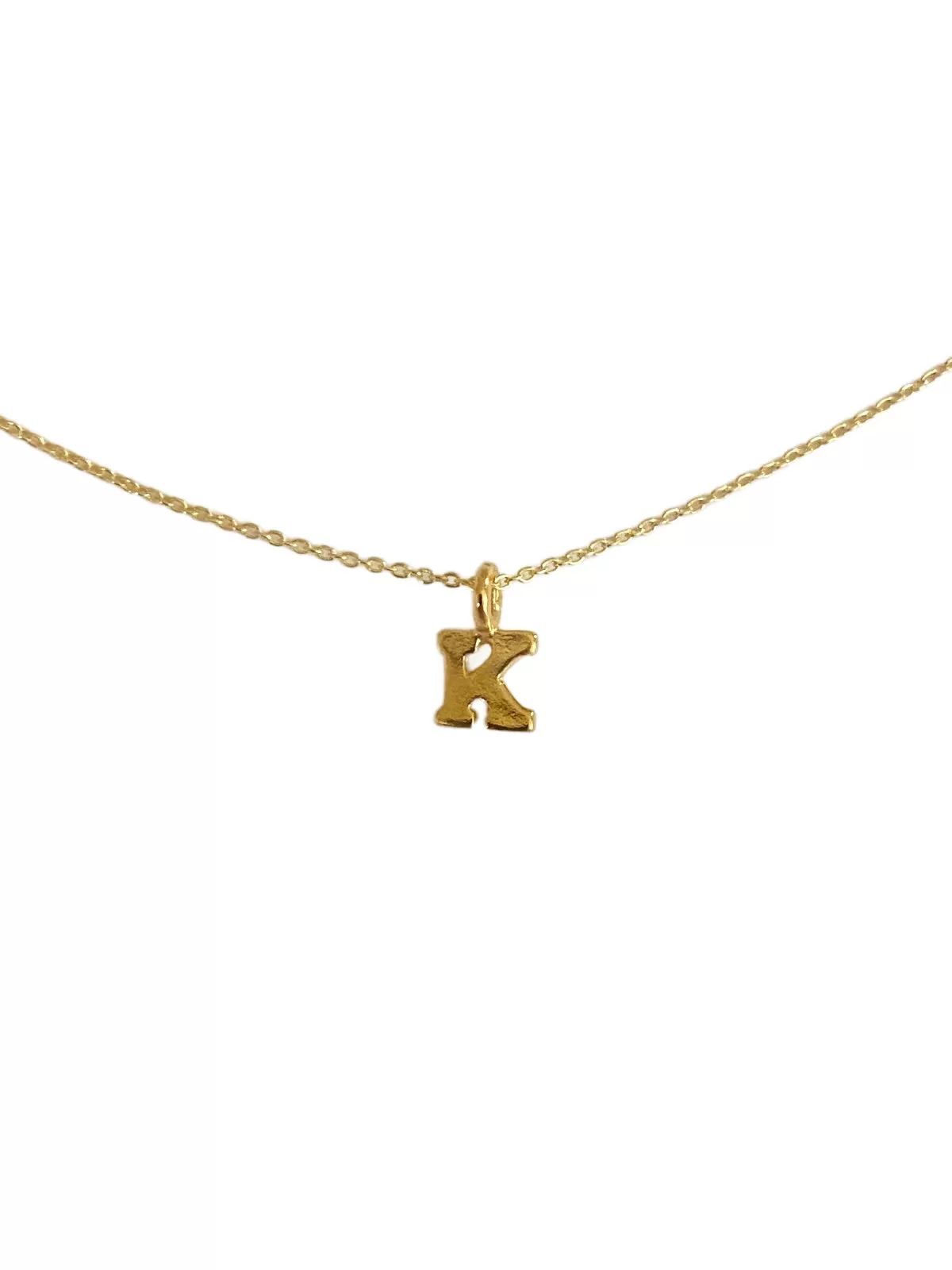 Gold Vermeil Initial Necklace