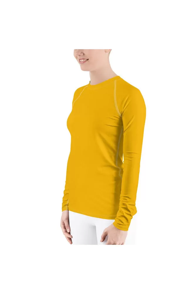 Golden Mustard Women's Rash Guard