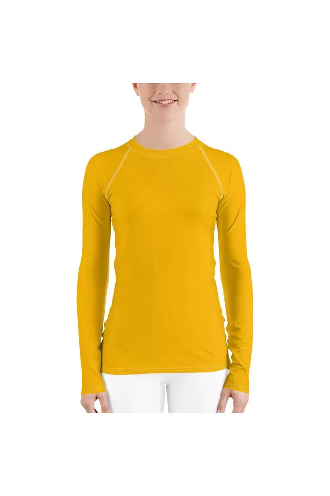 Golden Mustard Women's Rash Guard