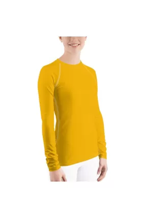 Golden Mustard Women's Rash Guard