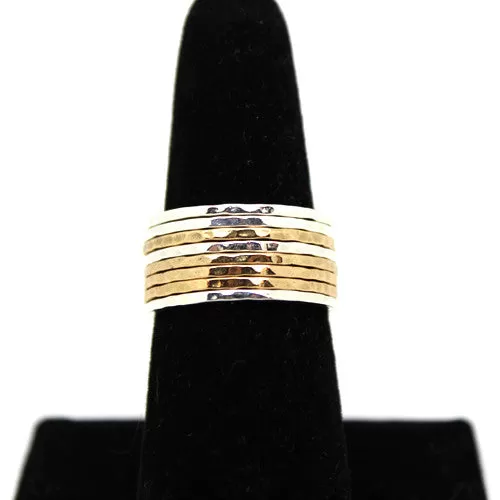 Hammered Stacking Rings