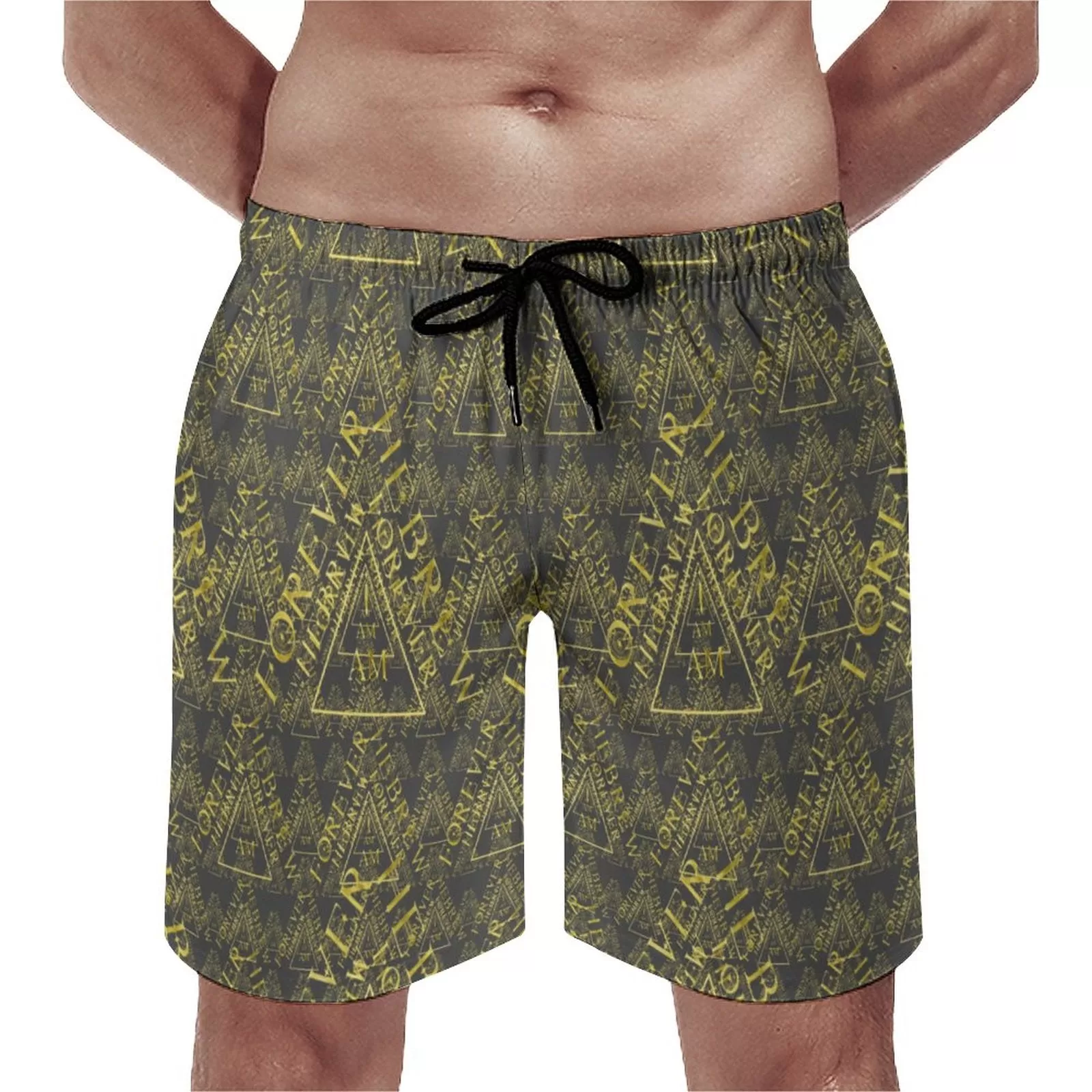 I AM HEBREW 03-01 Men's Designer Board Shorts