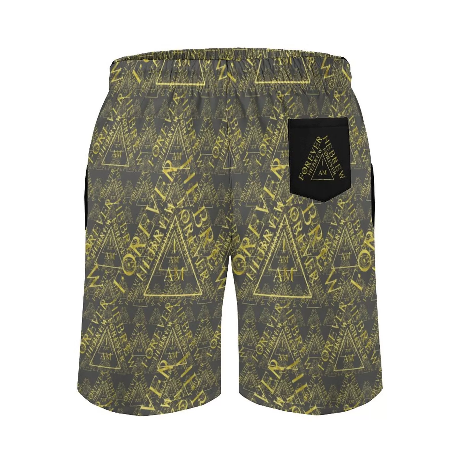 I AM HEBREW 03-01 Men's Designer Board Shorts