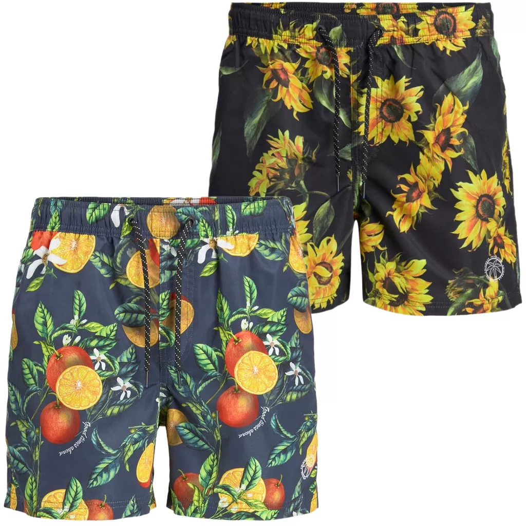 Jack & Jones Mens Swim Shorts 'Jji Crete' AKM Flowers