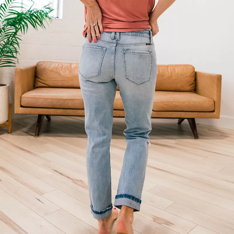 KanCan In My Town Distressed Boyfriend Jeans