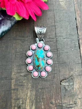 Kingman and "Cotton Candy "Pendant