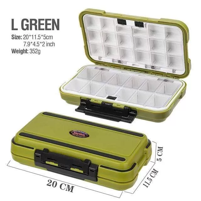 Large Capacity 24/28 Grid Fishing Gear Accessories Waterproof sub-Box Fishing Hook Supplies Tool Storage Box Fishing Tackle box