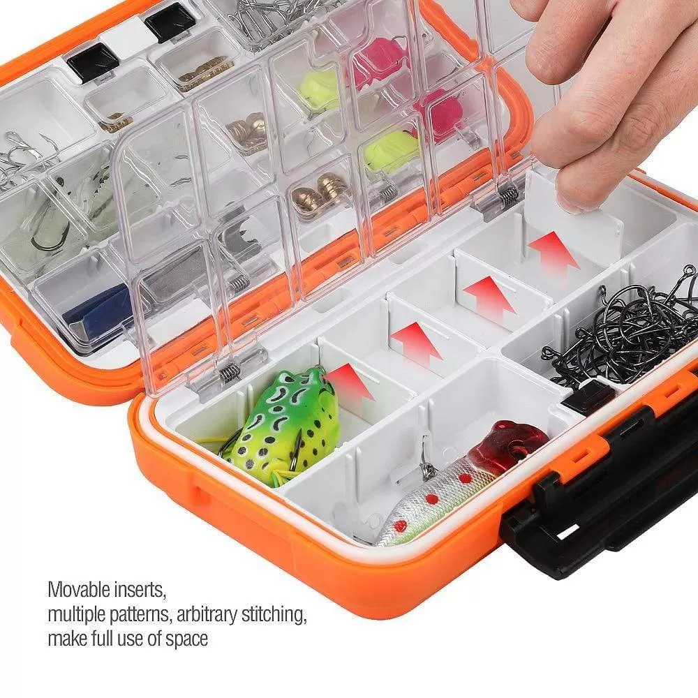 Large Capacity 24/28 Grid Fishing Gear Accessories Waterproof sub-Box Fishing Hook Supplies Tool Storage Box Fishing Tackle box