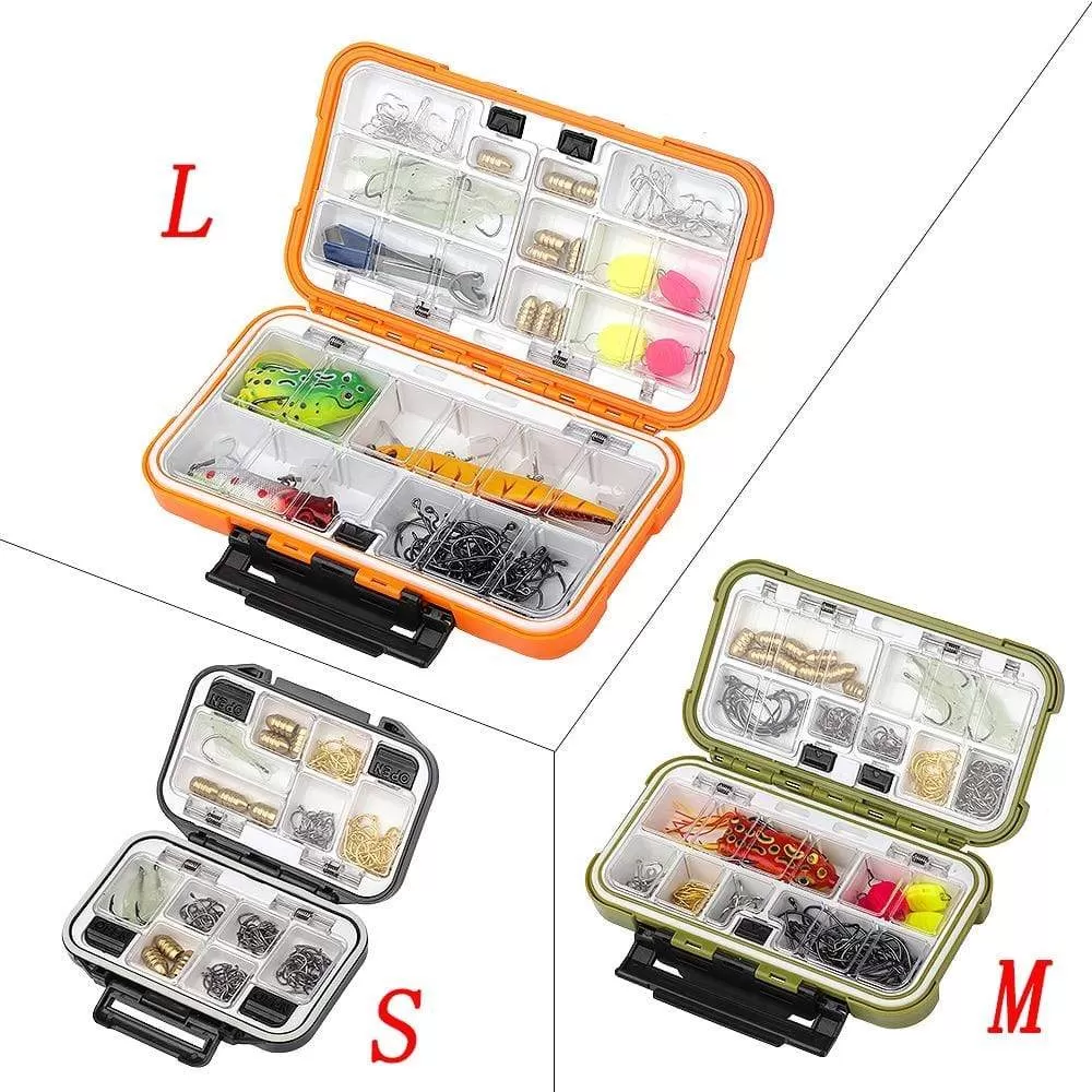 Large Capacity 24/28 Grid Fishing Gear Accessories Waterproof sub-Box Fishing Hook Supplies Tool Storage Box Fishing Tackle box