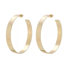 Large Flat Hoops