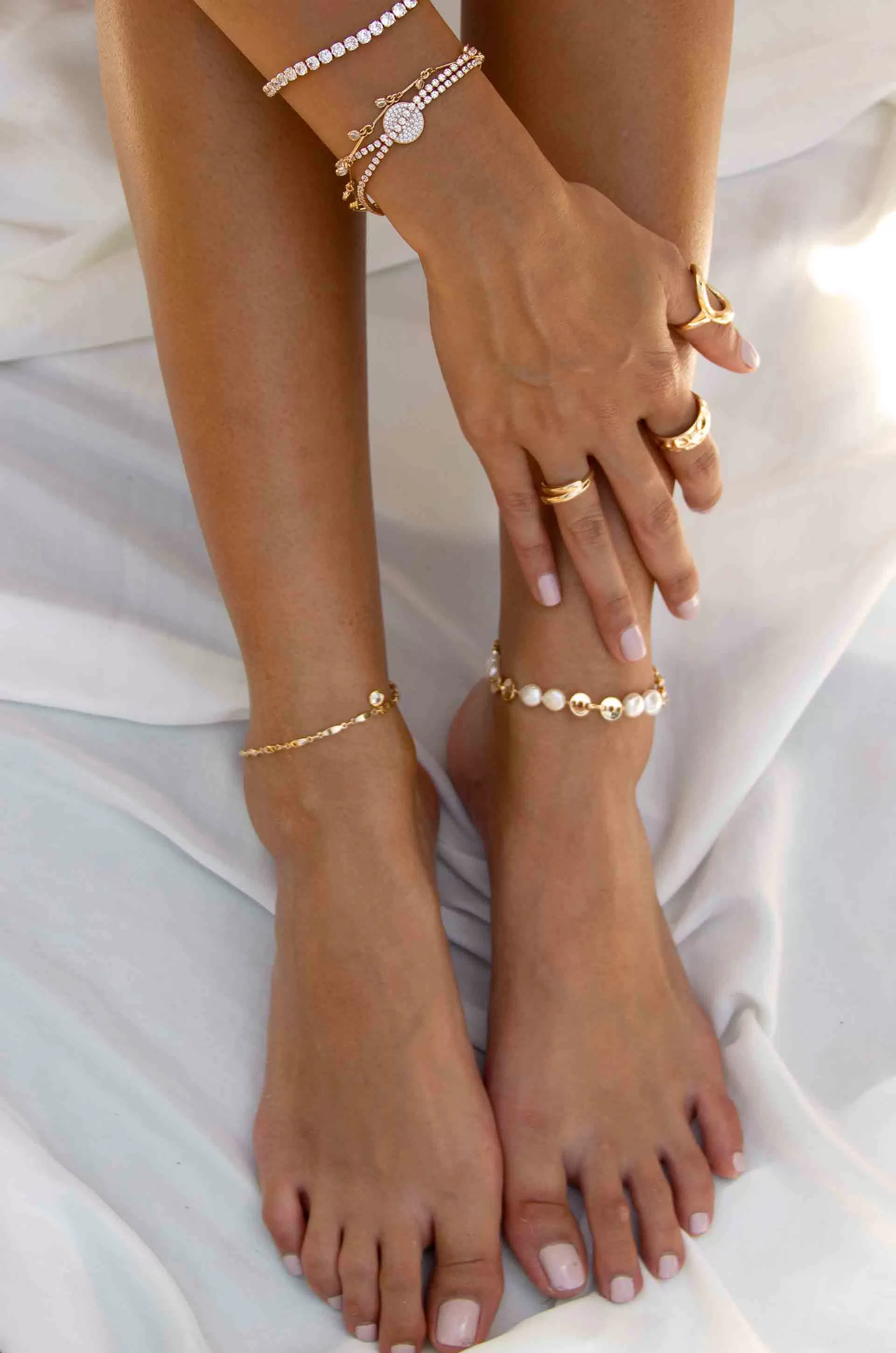 Legacy Pearl Anklet