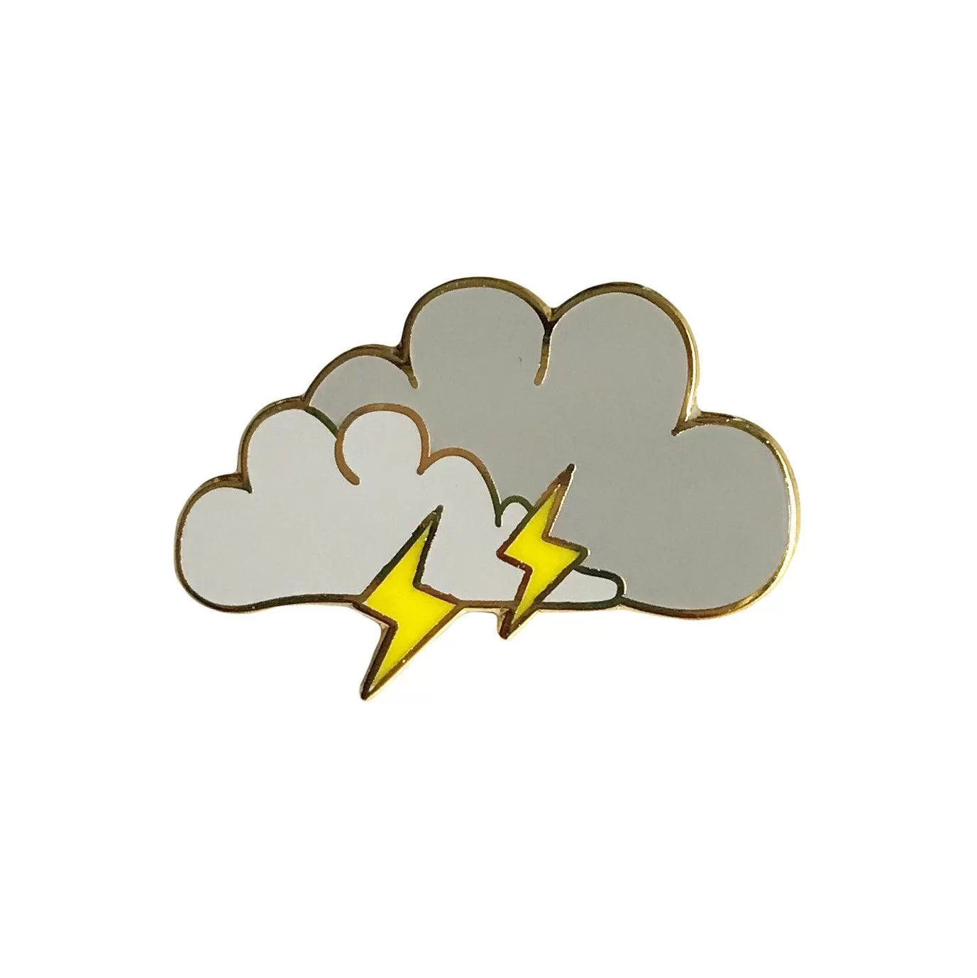 Lightning Cloud Enamel Pin