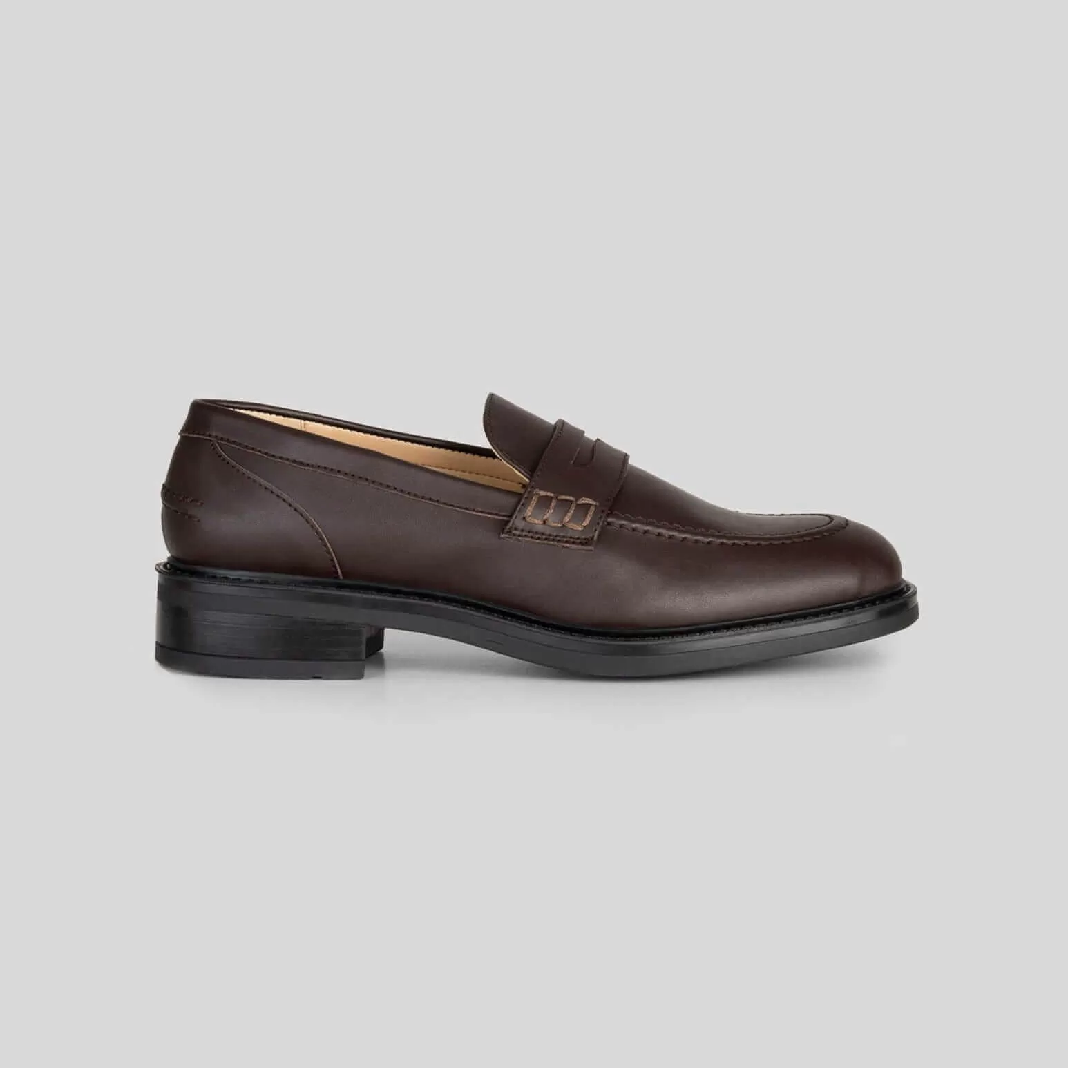 LOAFER - Classic Women's Penny Loafer - Corn Leather