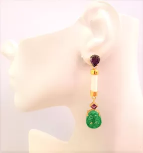 Lotus Root Twinset Earrings