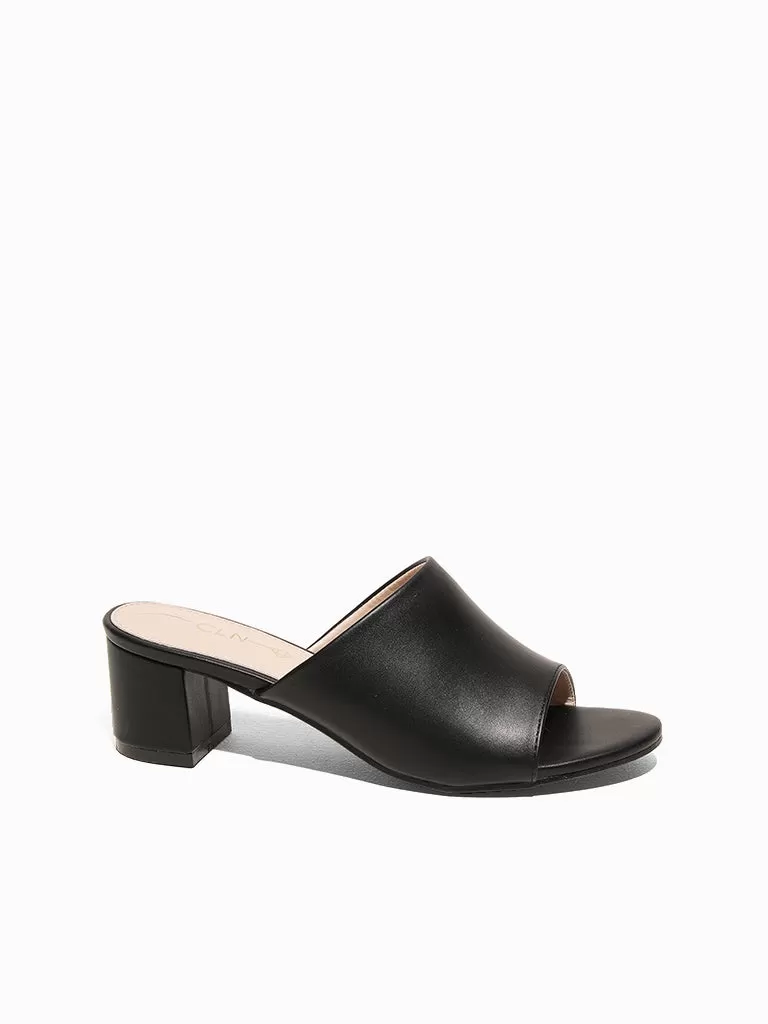 Mazarine Heeled Slides