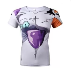 Mecha Frieza Dragon Ball Z Short Sleeve Compression Rash Guard