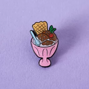 Mel Stringer Sundae Enamel Pin