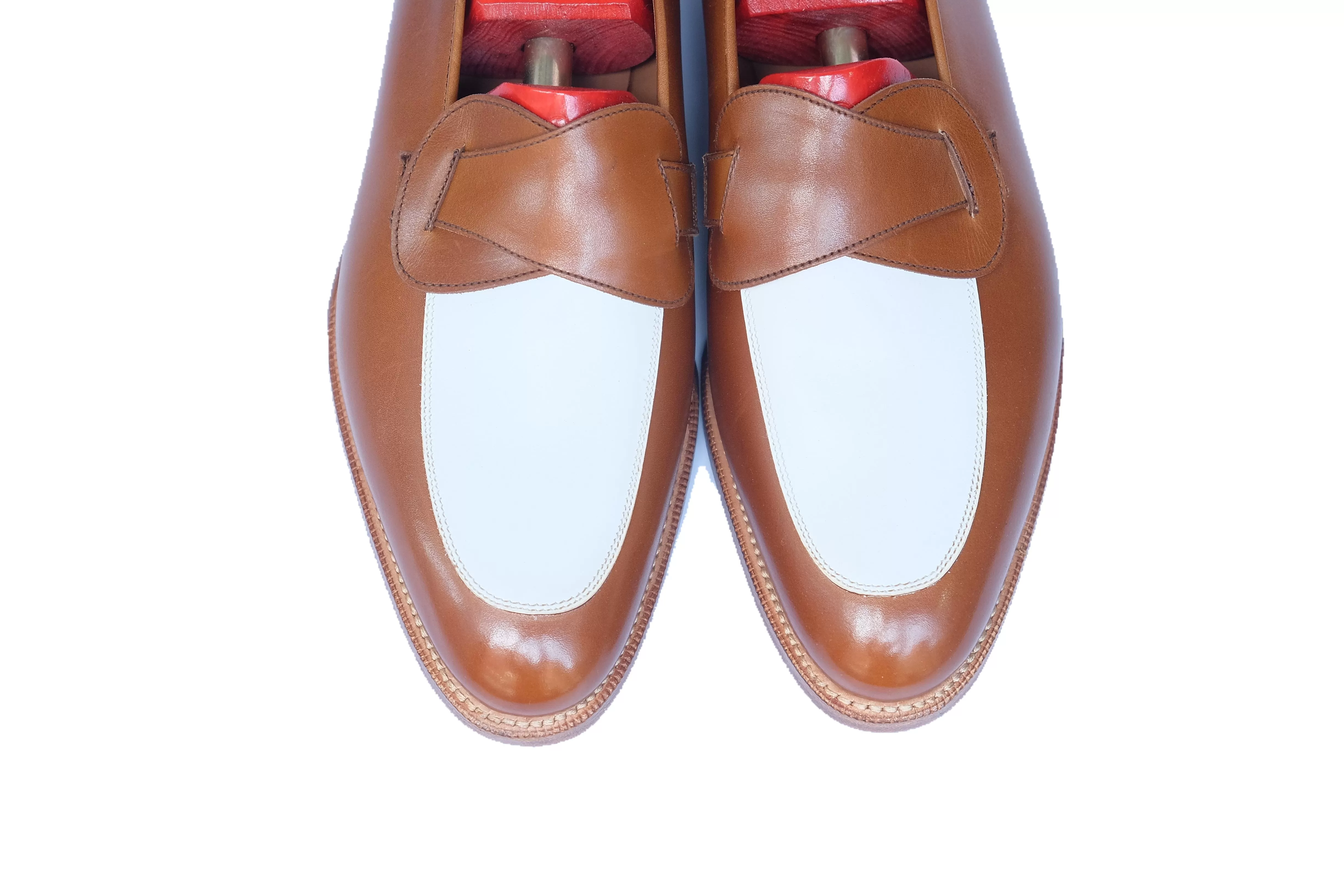 Meridian - MTO - Maple Calf / White Calf - TMG Last - Single Leather Sole