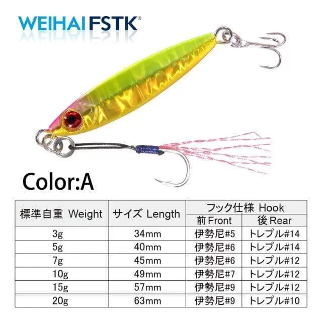 Micro Metal Jig 3g 5g 7g 10g 15g Shore Casting Jigging lure Shore Casting Spoon Saltwater Jack Fishing lure Bit Artificial Bait