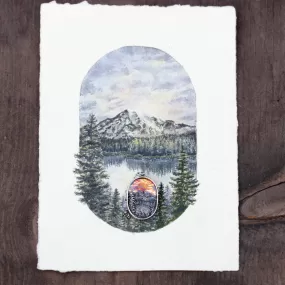 Mt. Rainer Original Watercolor