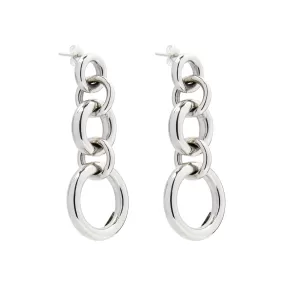 Najo Bolder Drop Silver Earring