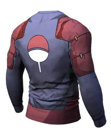 Naruto 'Madara' Long Sleeve Premium Compression Rash Guard