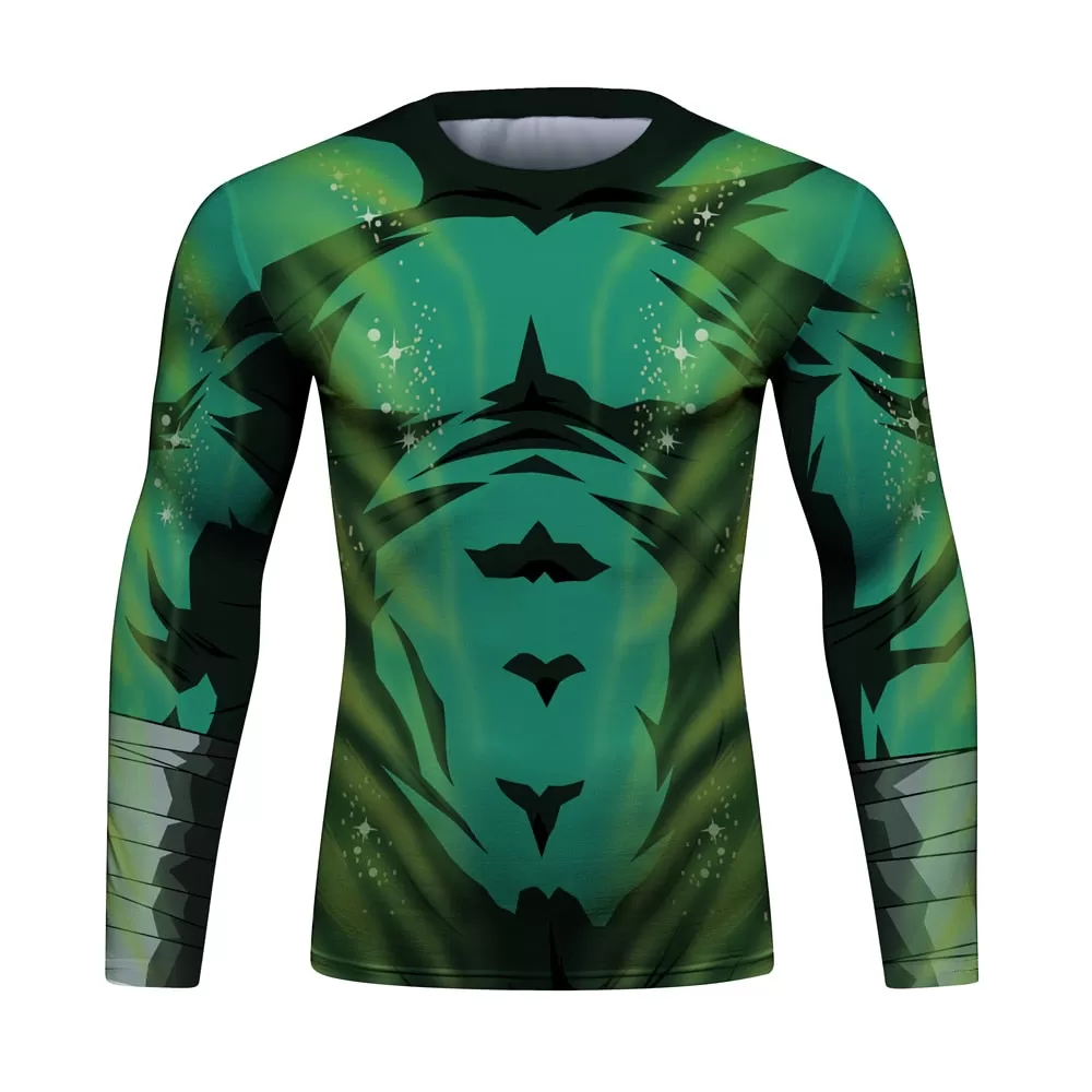 Naruto 'Rock Lee | 2.0' Elite Long Sleeve Compression Rash Guard