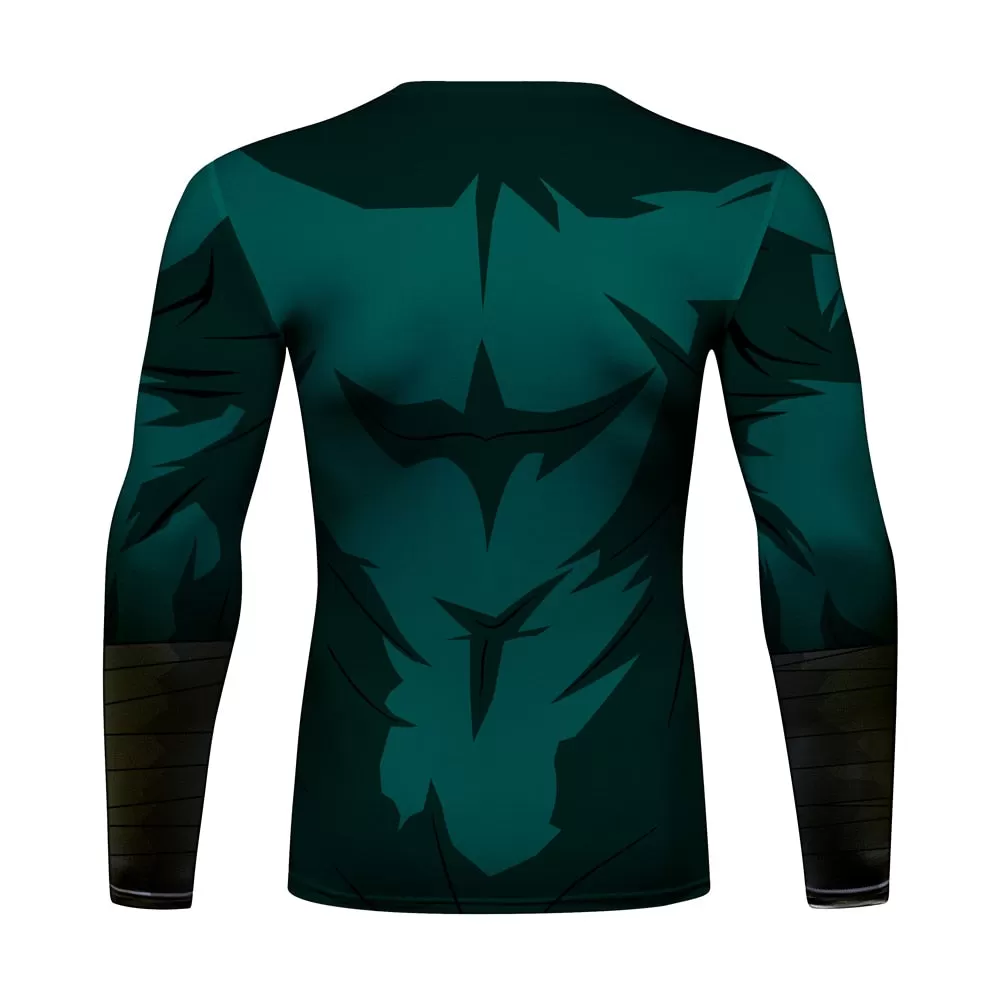 Naruto 'Rock Lee' Elite Long Sleeve Compression Rash Guard