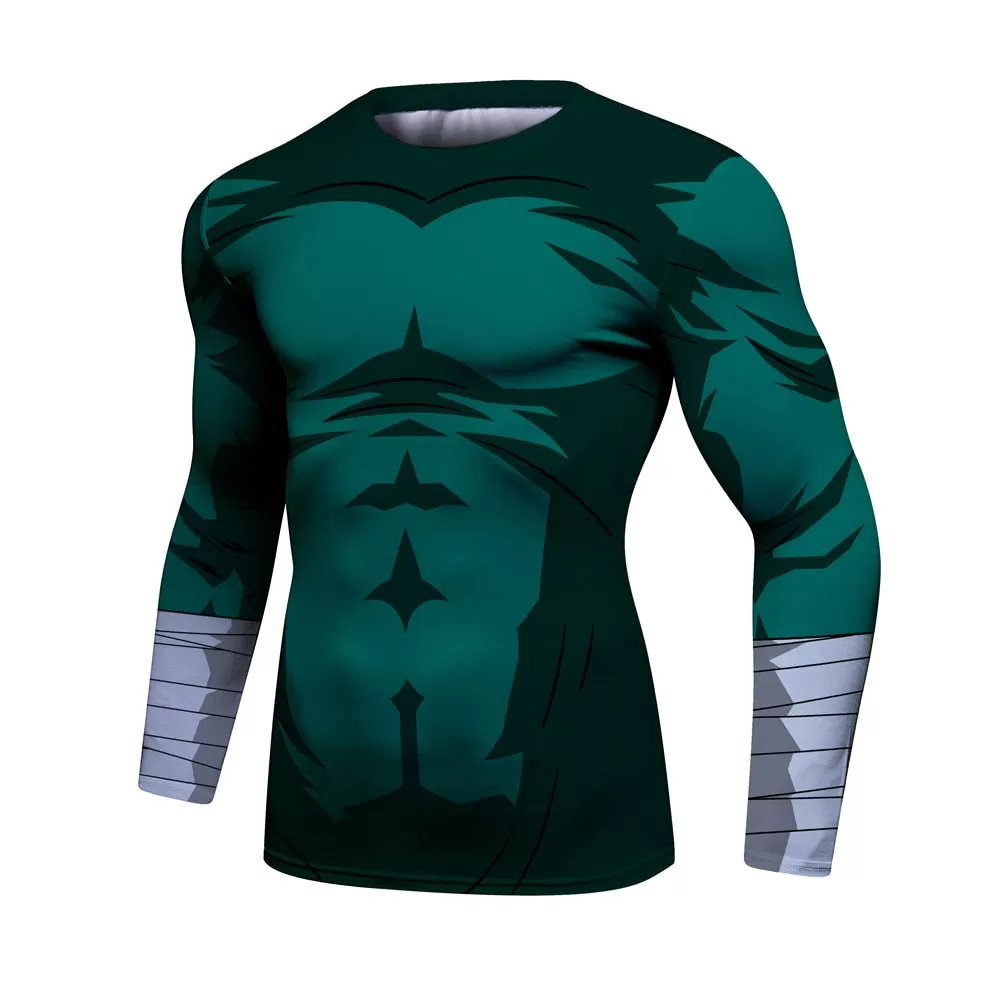 Naruto 'Rock Lee' Elite Long Sleeve Compression Rash Guard