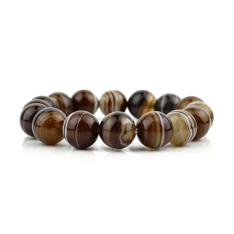 Natural Sardonyx Beads Bracelet